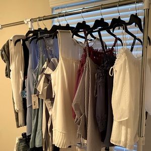 Complete bundle set of brand new shirts